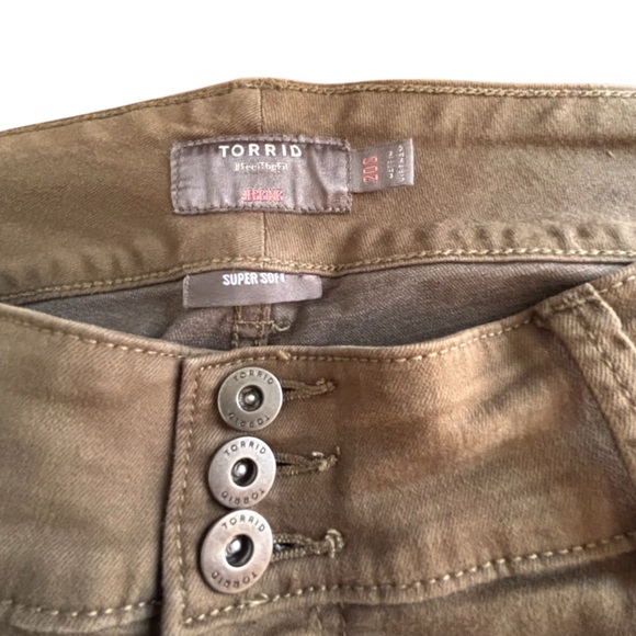 Torrid Olive Green Jegging Size‎ 20S - Picture 5 of 8